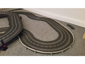 slot track crash barrier hobby 3d print model - Mito3D