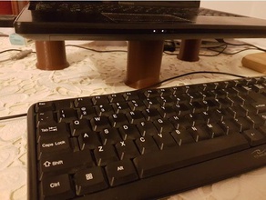 personalizável portátil suporte de computador laptop acessórios do 3d print model - Mito3D