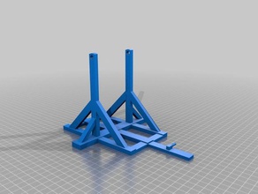 functioning trebuchet engineering catapult functional medieval weapon working 3d print model - Mito3D