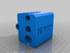 modified center holder proton 3d printer parts sleeve guide 3d print model - Mito3D