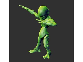alien dab criaturas extranjero meshmixer zbrush 3d print model - Mito3D