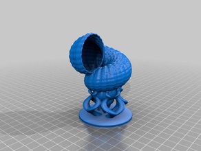 custom-shell-mini-Haus Pflanzen Kunst 3d print model - Mito3D
