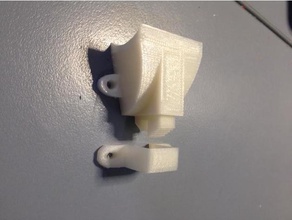 caravan kitchen cupboard lock assembly replacement parts 3d print model - Mito3D