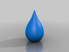 droplet vase decor 3d print model - Mito3D