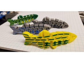 zebrafish swag animals 3d print model - Mito3D