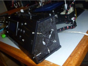 tronxy x1 case side w fan 3d printer parts 3d print model - Mito3D