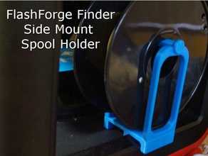 flashforge finder lato bobina di montaggio Stampante 3d accessori flash forge spool porta 3d print model - Mito3D