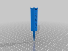 my customized golf tee design 4 sport & outdoors 3d print model - Mito3D