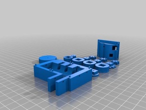 customized filament odometer 3d printer accessories 3d print model - Mito3D