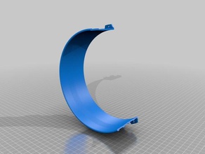 fan casing - no supports vehicles 3d print model - Mito3D