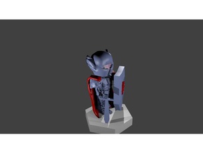 le ptgpmt - chevalier de l'épée bouclier jeux jeu plateau accessoires leurre prophètes miniature wargame modèle terrain 3d print model - Mito3D