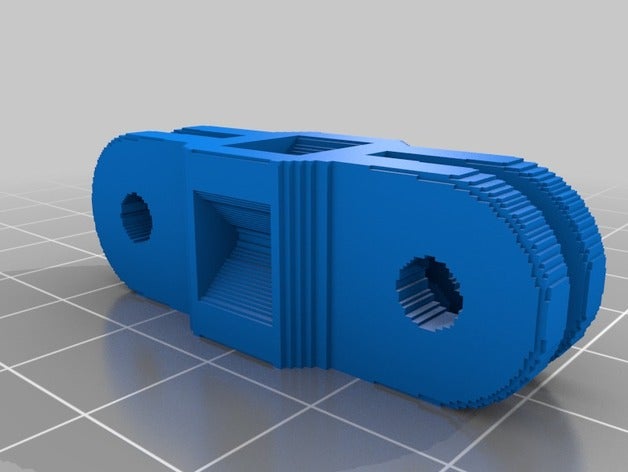 gopro macho partes 3d de la barra adaptador es válida para quitar 3D print model - Mito3D