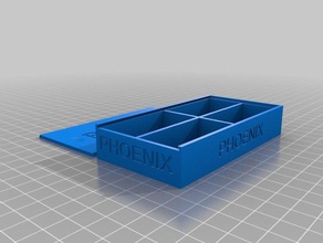 phoenix boîte de l'organisation personnalisé 3d print model - Mito3D