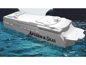 hymne des mers sculptures benchy blender bateau de croisière navire l'océan la réplique 3d print model - Mito3D