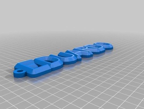 edu llavero organización personalizado 3d print model - Mito3D