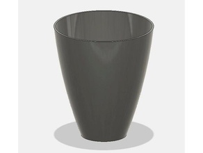 short vase 3d printing 3dprinting art flower fusion 360 quick thingiverse 3d print model - Mito3D