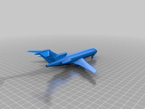 boeing 727-100 Fahrzeuge 727 jet sketchup 3d print model - Mito3D