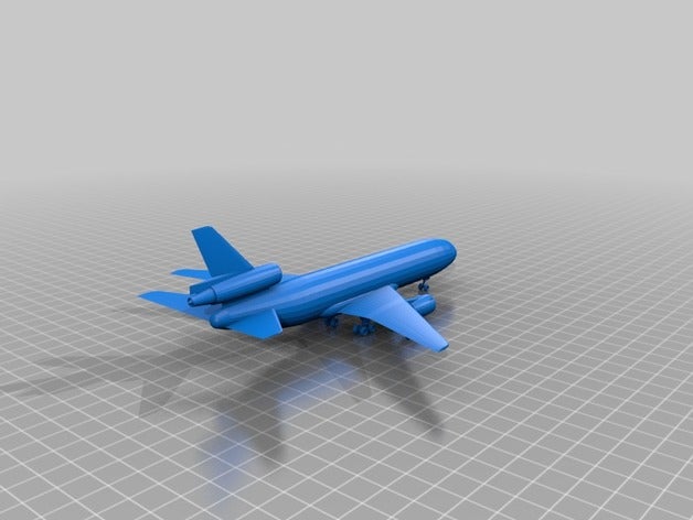 douglas dc-10 vehicles aircraft jet mcdonnell 3D print model - Mito3D