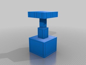 functional minecraft piston toys & games scale model 3d print model - Mito3D