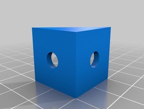 corner 20x20x4mm diy 3d print model - Mito3D