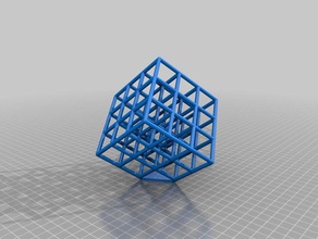 kubische Gitter Mathe-Kunst 3d print model - Mito3D
