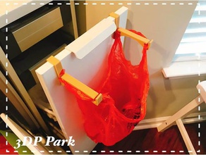 garbage bag holder household art fashion tool 3d print model - Mito3D