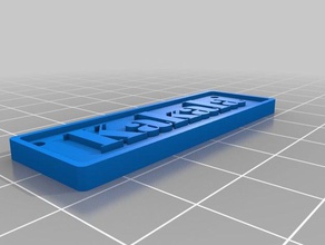 mi nombre personalizado etiqueta personalizador signos y logotipos 3d print model - Mito3D