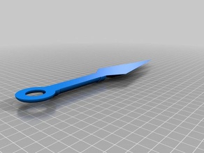 cuchillo kunai anime La impresión en 3d 3d print model - Mito3D