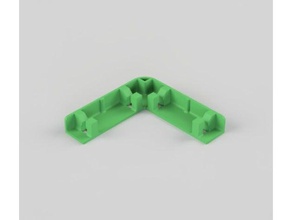 jaula del conejo esquina clip de reemplazo las piezas repuesto la abrazadera el 3d print model - Mito3D