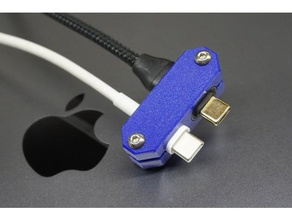 clip de sécurité momax elitelink usb-c câble hdmi ordinateur apple mac macbook macbookpro type-c usbc 3d print model - Mito3D