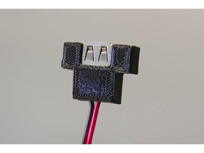usb panel socket parts cable 3d print model - Mito3D