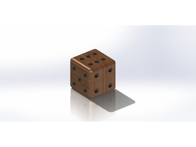 dice lucky 3D print model - Mito3D