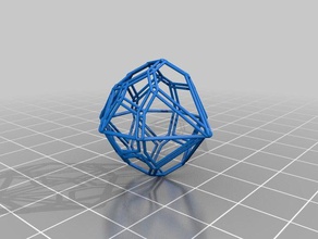 delaunay Diamant Kunst 3d print model - Mito3D