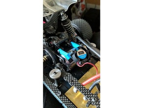schumacher kc motor fan mount r c vehicles 1 10th 25mm cat cooling rc car 3d print model - Mito3D