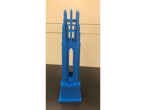 marquette pilier L'impression 3d de l'architecture l'université 3d print model - Mito3D