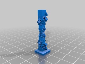 dimensionamento de caixa torre esculturas 3d print model - Mito3D