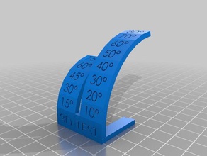 remixed mini overhang test 3d printing tests calibration 3d print model - Mito3D