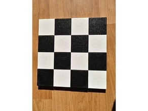 large quarter chess board 3d print model - Mito3D