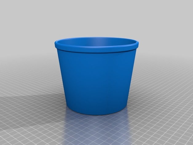 blumentopf untersetzer all'aperto e giardino su misura 3D print model - Mito3D