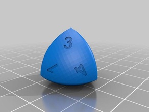 spheroform tetrahedron d4 zar 3d print model - Mito3D