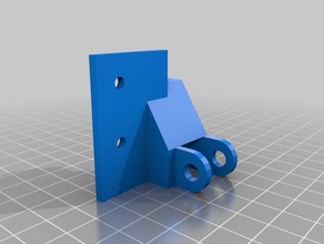Rahmen heatbed Anschluss 10x10 mm ziehen Kette y-Achse 3d-Drucker Teile 3d print model - Mito3D