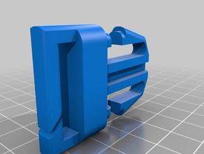 ortlieb officebag clip - forte peças de substituição office saco 3d print model - Mito3D