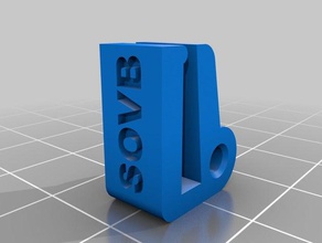 clip pour bobines sovb 3d filament 3,00 mm Drucker Zubehör Kabel-clip filament-clip 3d print model - Mito3D