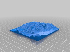 Schafbergs im salzkammergut österreich engineering 3d-Karten 3d-Reliefkarten relief-Karte Gelände-Modell 3d print model - Mito3D