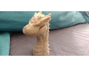 dragon buste sculptures L'impression 3d animal blender le de monstre la sculpture 3d print model - Mito3D