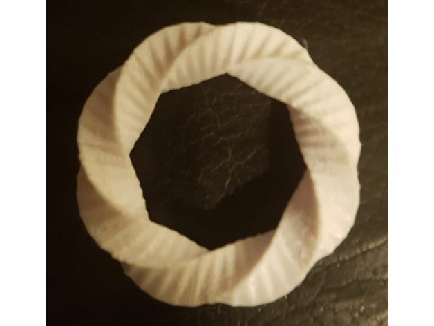 revolving ring math art 3D print model - Mito3D