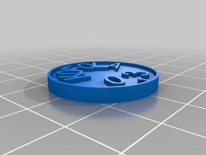 kofola 03 customized coin chip coins & badges 3d print model - Mito3D