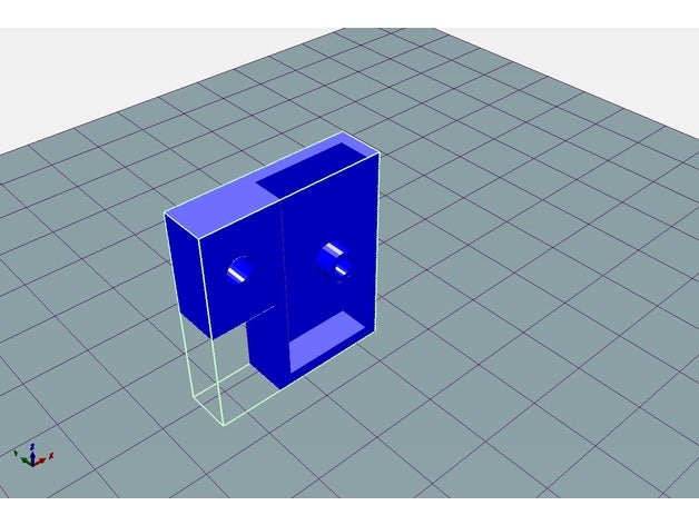 Anschlag montieren 3d-drucken 3D print model - Mito3D