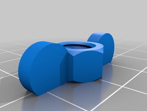 1 4 wingnut small parts customized 3d print model - Mito3D