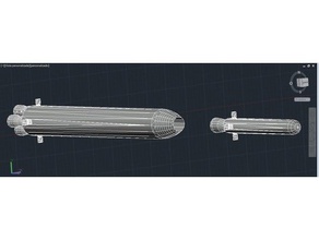 Rakete arn 10k 3d-Druck-tests grid fin 3d print model - Mito3D